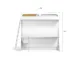 Castello Twin-Over-Full Murphy-Style Wall Bunk Bed with Desk by Multimo Beds - Image 3