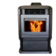 ComfortBilt Pellet Stove Charcoal HP61-Black