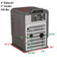 ComfortBilt Pellet Stove Charcoal HP61-Black - Image 4