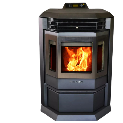images ComfortBilt HP22-SS Pellet Stove Black - Image 1