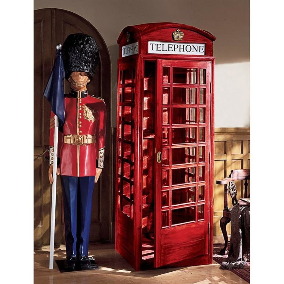 images Design Toscano Authentic Replica British Telephone Booth AF4353 - Image 1