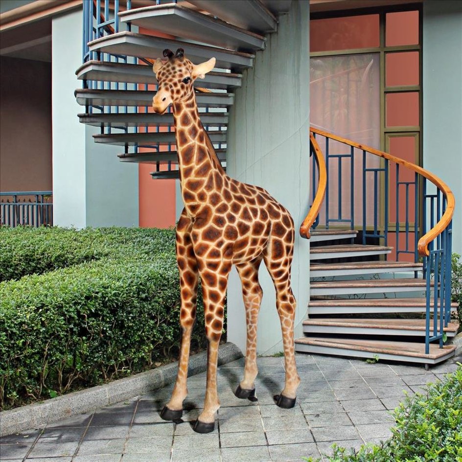 images design-toscano-baako-grand-scale-baby-giraffe-garden-statue-ne120004