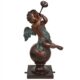 Design Toscano Baby Gabriel Sounding Heaven’s Trumpet Cast Bronze Garden Angel Statue KW47160 - Image 2