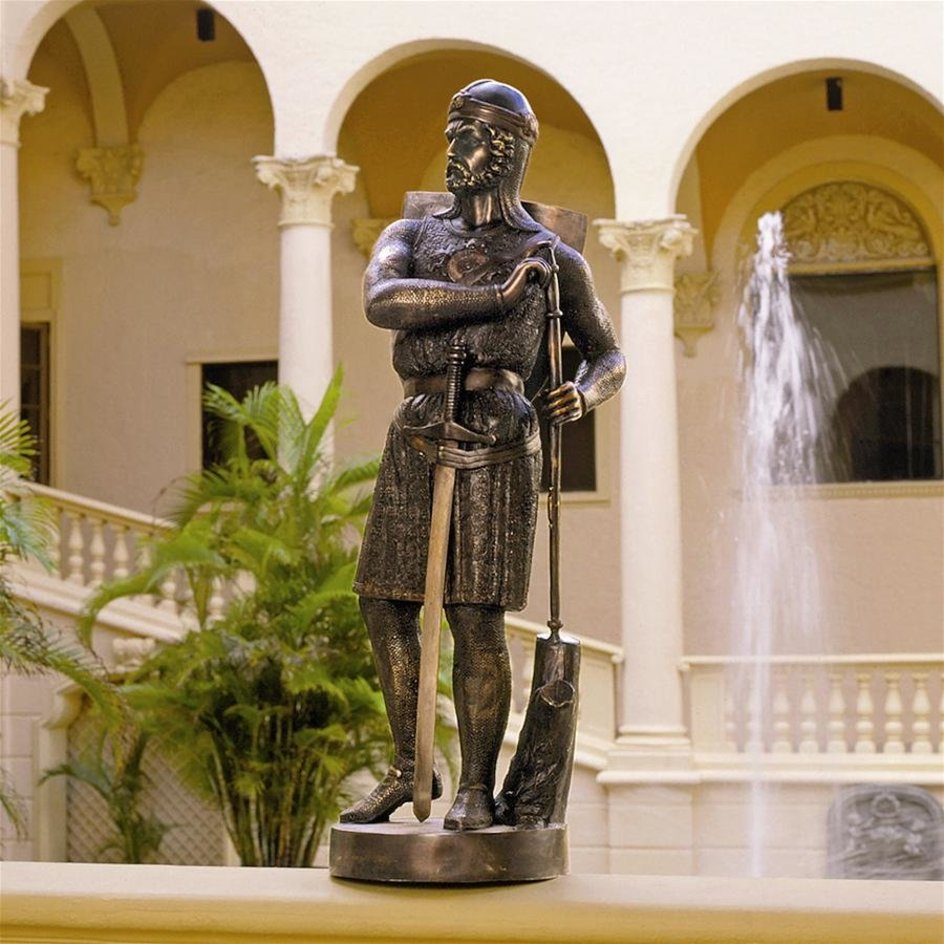 images design-toscano-battle-ready-medieval-soldier-cast-bronze-garden-statue-su2889