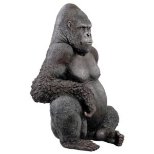 design-toscano-black-back-wetern-lowland-gorilla-giant-great-ape-statue-ne9009