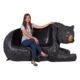 Design Toscano Brawny Black Bear Bench Sculpture NE160017 - Image 6