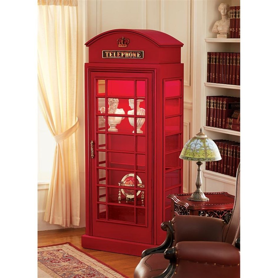 images design-toscano-british-telephone-booth-display-cabinet-ne36832