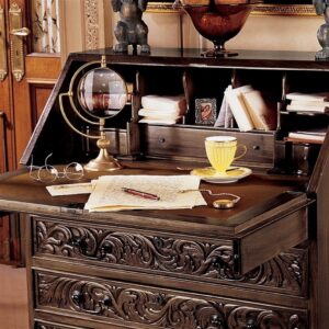 design-toscano-carved-unicorn-drop-front-writing-desk-af2137