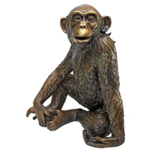 design-toscano-chatty-chimpanzee-cast-bronze-garden-statue-pn6773