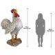 Design Toscano Cock-a-doodle-do, Giant Roadside Rooster Garden Statue NE110114 - Image 7