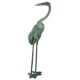 Design Toscano Colossal Crane Bronze Garden Statue: Curved Neck PK7451
