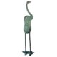 Design Toscano Colossal Crane Bronze Garden Statue: Curved Neck PK7451 - Image 4