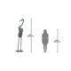Design Toscano Colossal Crane Bronze Garden Statue: Curved Neck PK7451 - Image 5