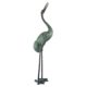 Design Toscano Colossal Crane Bronze Garden Statue: Straight Neck PK7452