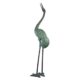 Design Toscano Colossal Crane Bronze Garden Statue: Straight Neck PK7452 - Image 3