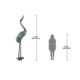 Design Toscano Colossal Crane Bronze Garden Statue: Straight Neck PK7452 - Image 4