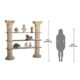 Design Toscano Columns of Corinth Shelves NE68471 - Image 3