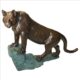 Design Toscano Cougar on a Rock Cast Bronze Garden Statue KW28995 - Image 3