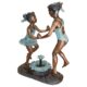 Design Toscano Dancing Splash Girls Cast Bronze Garden Statue KW29368 - Image 2