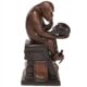 design-toscano-darwins-ape-thinker-cast-bronze-statue-dk2602