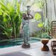 Design Toscano Dione the Divine Water Goddess Cast Bronze Garden Statue SU20191