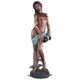 Design Toscano Dione the Divine Water Goddess Piped Cast Bronze Garden Statue DD3038