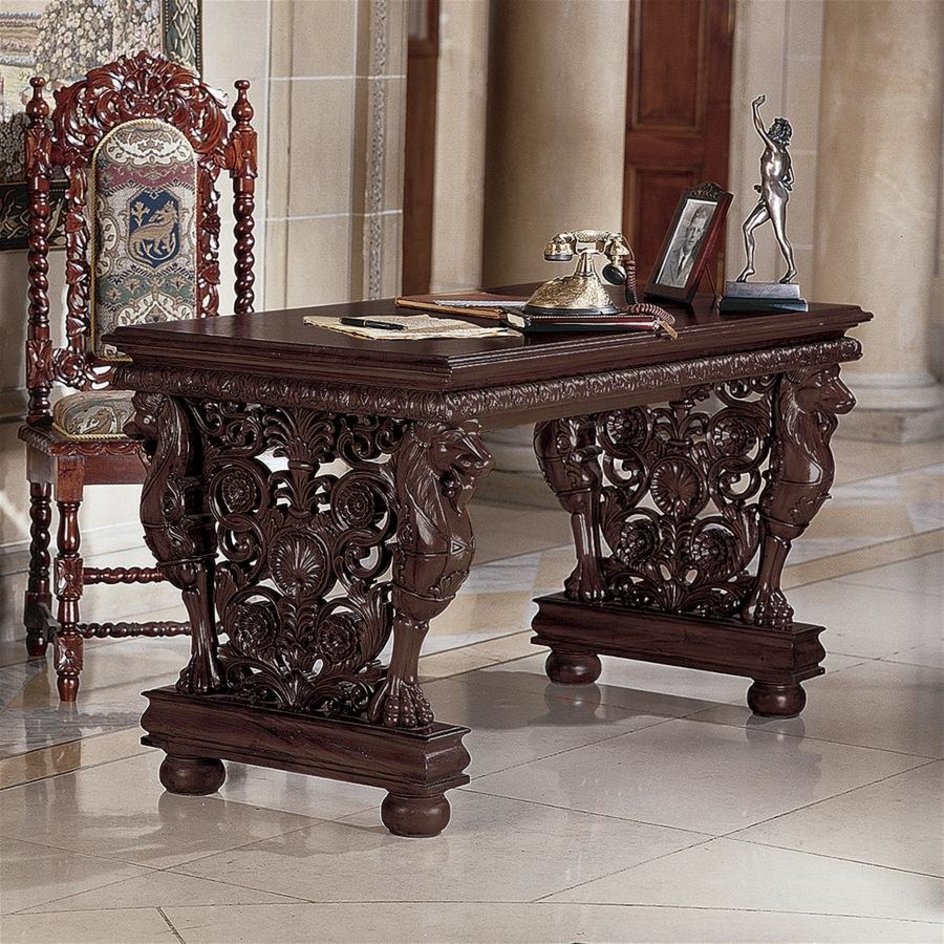 images design-toscano-effingham-grphon-library-table-af7242