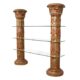 Design Toscano Egyptian Columns of Luxor Shelves AD868372 - Image 3