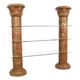 Design Toscano Egyptian Columns of Luxor Shelves AD868372 - Image 4