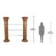 Design Toscano Egyptian Columns of Luxor Shelves AD868372 - Image 7