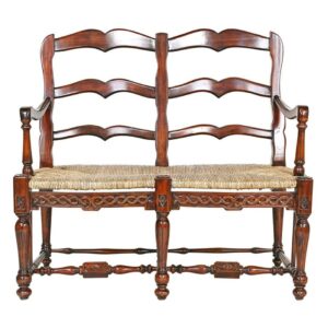 design-toscano-french-provincial-ladderback-settee-af1287