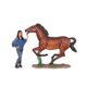 Design Toscano Galloping Quarter Horse Filly Statue NE130054