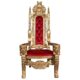 Design Toscano Golden Lord Raffles Lion Throne Chair AF1282
