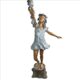 Design Toscano Grand Scale Flower Arbor Kids Cast Bronze Garden Statue KW28605 - Image 4
