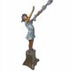 Design Toscano Grand Scale Flower Arbor Kids Cast Bronze Garden Statue KW28605 - Image 6