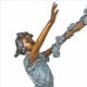 Design Toscano Grand Scale Flower Arbor Kids Cast Bronze Garden Statue KW28605 - Image 7