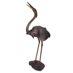 design-toscano-grande-heron-head-low-cast-bronze-garden-statue-pn69701