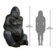 Design Toscano Grande Scale Male Silverback Gorilla Photo Op Statue NE200037 - Image 7