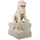 Design Toscano Grand Palace Chinese Lion Foo Dog Statue: Female with Pedestal Base NE9190162 - Image 2
