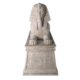 Design Toscano Grand Stone Sphinx Statue atop a Egyptian Plinth NE68777 - Image 2