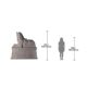 Design Toscano Grand Stone Sphinx Statue atop a Egyptian Plinth NE68777 - Image 7