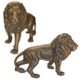 Design Toscano Guardian Lion Cast Bronze Garden Statues: Set of Right and Left AS922155