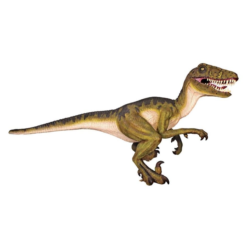 images Design Toscano Jurassic-Sized Dromaeosaurus Raptor Dinosaur Statue NE110115 - Image 1