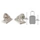 Design Toscano Kingsbury Garden Giant Lion Sentinel Statues: Set of Two NE920307 - Image 2