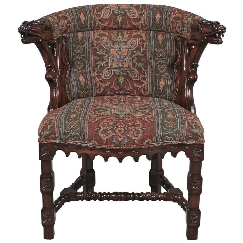 images design-toscano-kingsman-manor-dragon-chair-af15009
