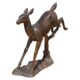 Design Toscano Leaping Deer Cast Bronze Garden Statue AS25398 - Image 2