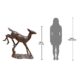 Design Toscano Leaping Deer Cast Bronze Garden Statue AS25398 - Image 3
