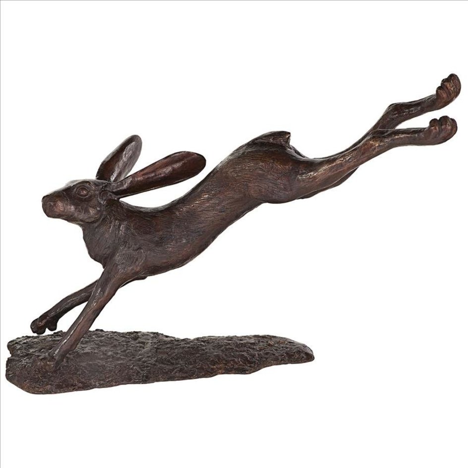 images design-toscano-leaping-hare-jumping-rabbit-cast-bronze-garden-statue-as27234
