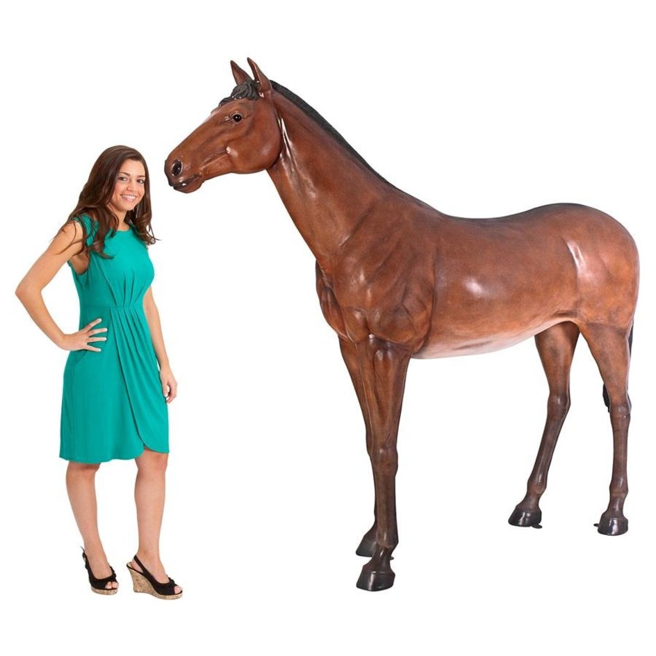 images Design Toscano Life-Size Quarter Horse Filly Statue NE100019 - Image 1