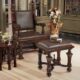 Design Toscano Lord Cumberland's Throne Chair and Foot Stool AF91366
